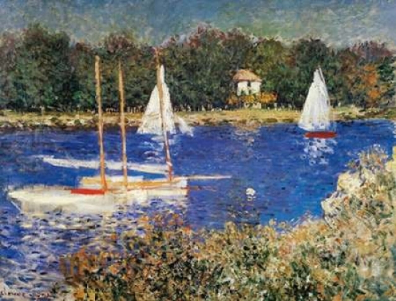 The Bassin At Argenteuil Poster Print by Claude Monet - Item # VARPDX373812